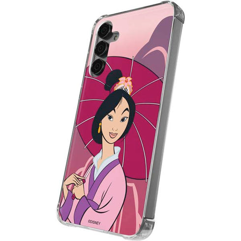 Disney Mulan with Umbrella Galaxy S24 Plus Clear Case